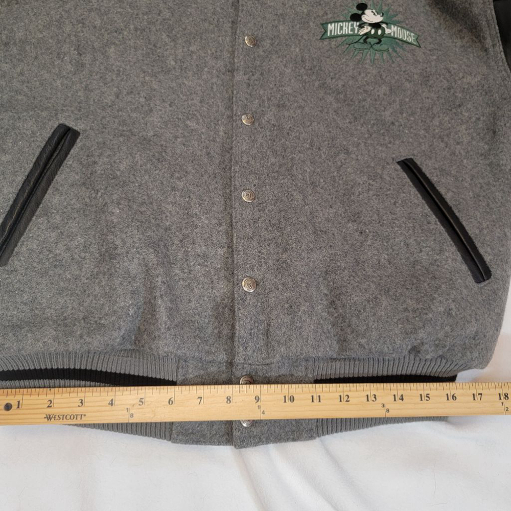 DISNEY Vintage 90's Mickey Varsity Letterman Jacket -M - Picture 11 of 14